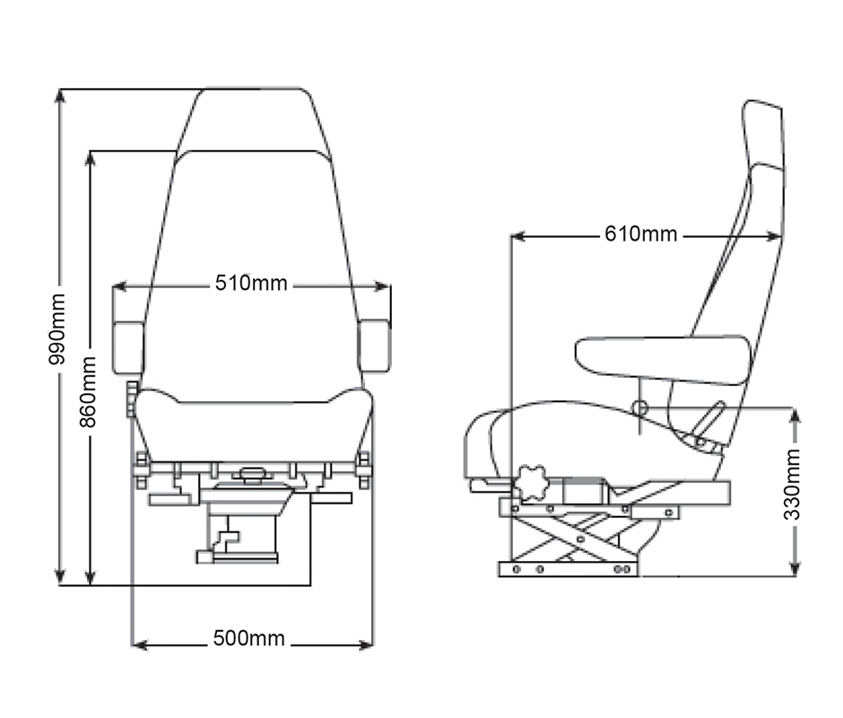 Bostrom T910 Truck Seat | TRT Seating